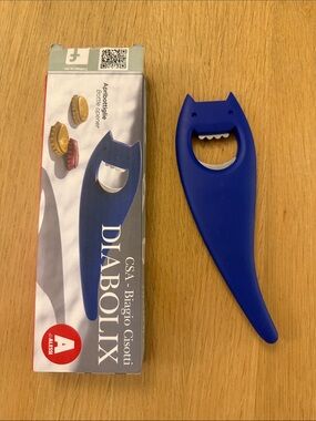 Alessi Diabolix Blue Bottle Opener